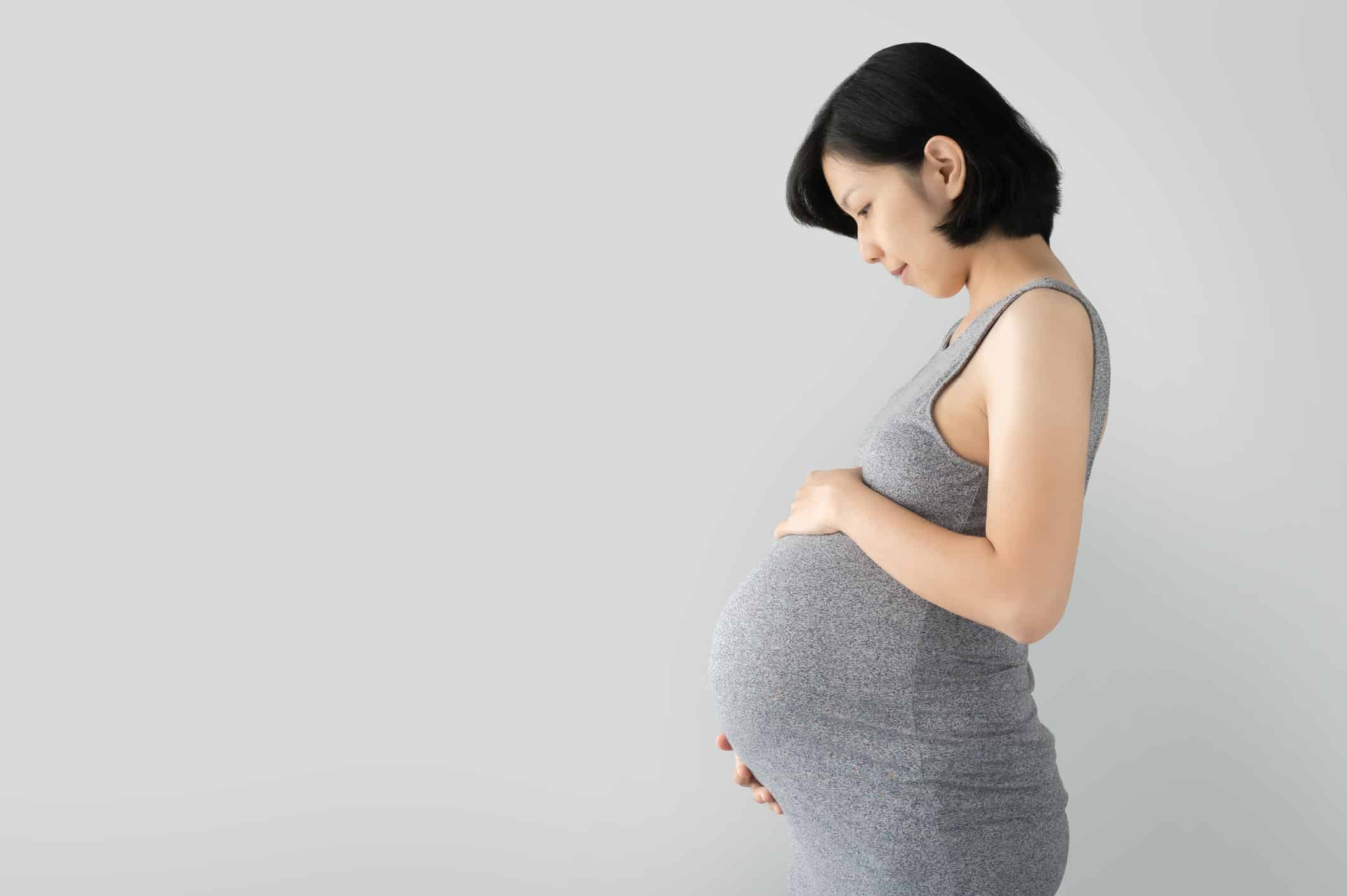 A pregnant woman
